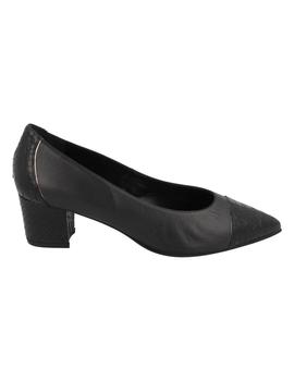 Zapato mujer Platino negro