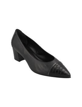 Zapato mujer Platino negro