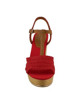 Sandalia mujer Tommy Hilfiger roja