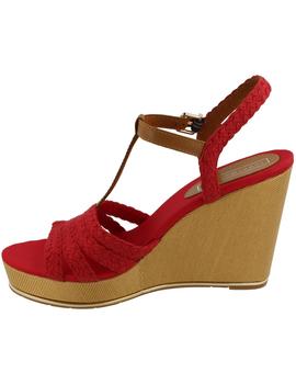 Sandalia mujer Tommy Hilfiger roja