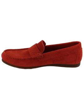 Mocasín hombre Callaghan rojo