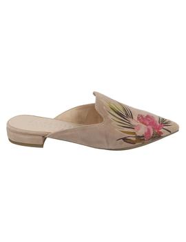 Mule mujer Hispanitas flor nude