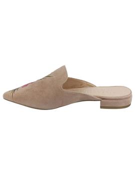 Mule mujer Hispanitas flor nude