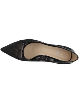 Zapato mujer CX negro encaje