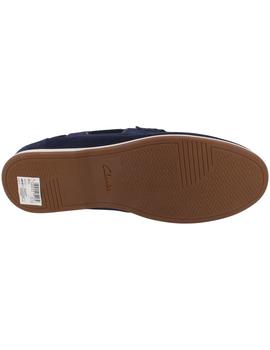 Mocasín hombre Clarks Morven azul marino