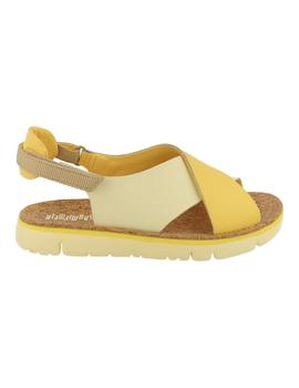 Sandalia mujer Camper TWS amarilla
