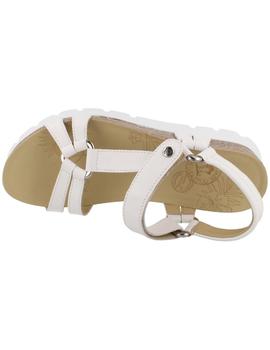 Sandalia mujer Panama Jack Sally blanca