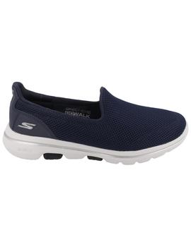 Mocasín mujer Skechers Go Walk azul