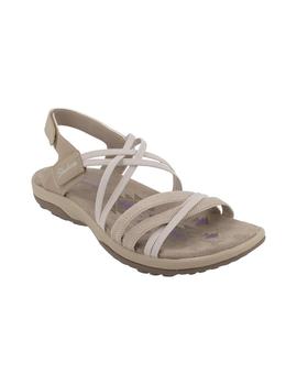 Sandalia mujer Skechers Reggae Slim beige