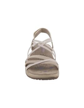 Sandalia mujer Skechers Reggae Slim beige