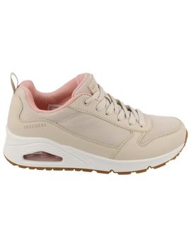 Deportivo mujer Skechers Uno Inside beige