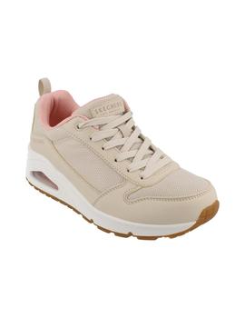 Deportivo mujer Skechers Uno Inside beige