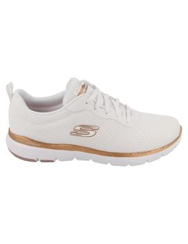 Deportivo mujer Skechers Flex Appeal blanco