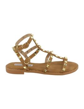 Sandalia mujer Francesco Milano camel