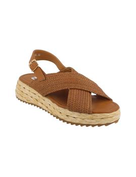 Sandalia mujer Francesco Milano camel