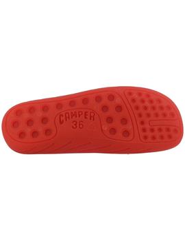 Chancla mujer Camper Wabi rojo