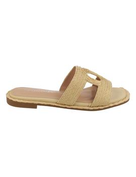 Sandalia mujer Francesco Milano beige