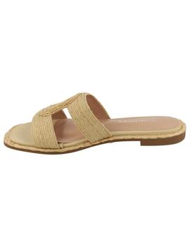 Sandalia mujer Francesco Milano beige