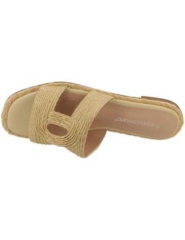 Sandalia mujer Francesco Milano beige