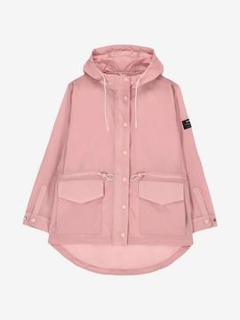 Cortavientos mujer Ecoalf Mokai rosa