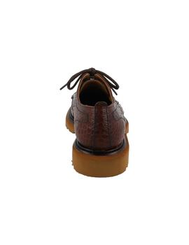 Blucher mujer Calce marrón