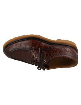Blucher mujer Calce marrón