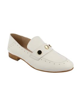 Mocasín mujer Calce blanco
