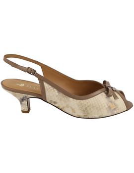 Zapato mujer Platino beige