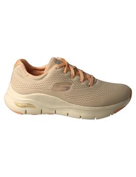 Deportivo mujer Skechers Arch Fit beige