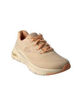 Deportivo mujer Skechers Arch Fit beige