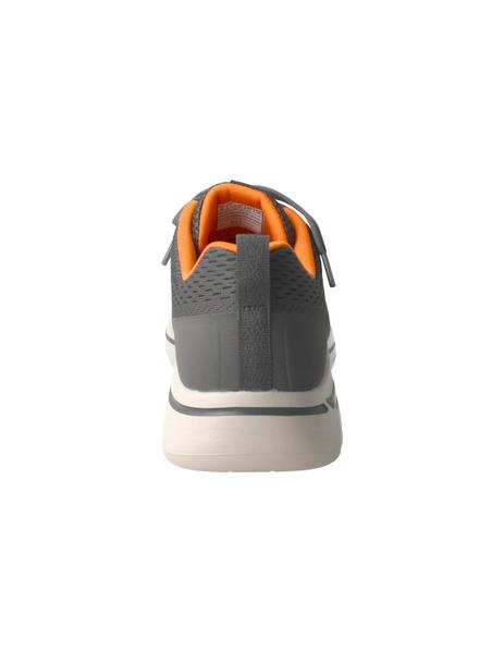 Deportivo hombre Skechers Gowalk gris naranja