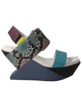 Sandalia mujer United Nude Delta Wedge azul