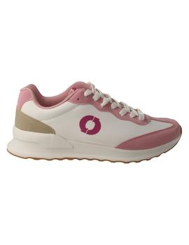 Deportivo mujer Ecoalf Prinalf  blanco/rosa