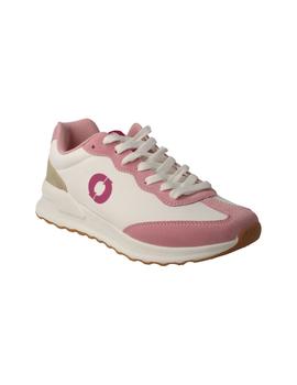 Deportivo mujer Ecoalf Prinalf  blanco/rosa