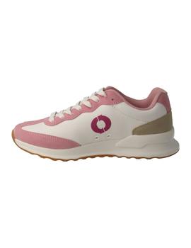 Deportivo mujer Ecoalf Prinalf  blanco/rosa