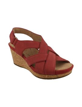 Sandalia mujer Clarks un Capri Step roja