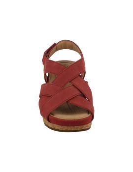 Sandalia mujer Clarks un Capri Step roja