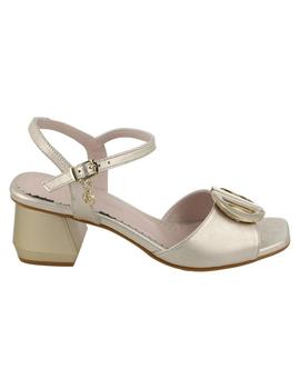 Sandalia mujer Durá&Dura platino