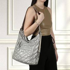 Bolso mujer Binnari Melissa gris