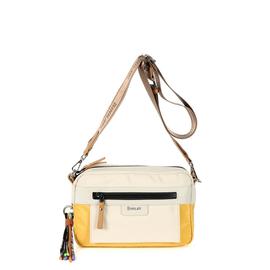 Bolso mujer Binnari Begonia beige-amarillo