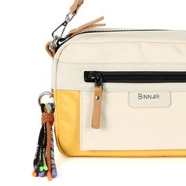 Bolso mujer Binnari Begonia beige-amarillo