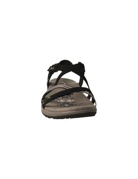 Sandalia mujer Skechers Reggae Slim negra