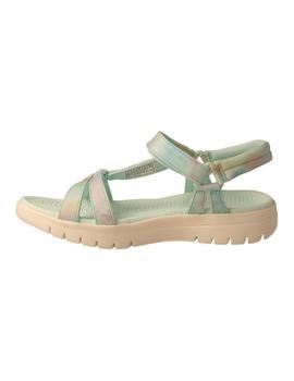 Sandalia mujer Skechers On The Go Flex menta