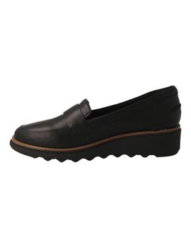 Mocasín mujer Clarks Sharon Gracie negro