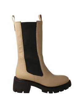 Bota mujer Elena beige