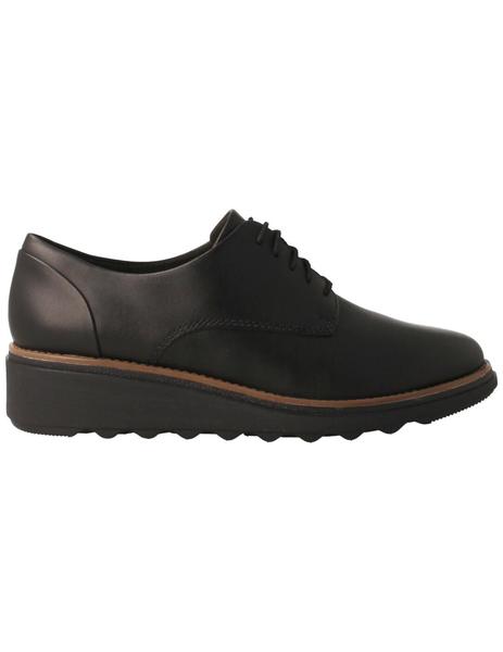 Blucher mujer Clarks Noel negro