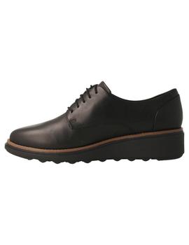 Blucher mujer Clarks Sharon Noel negro