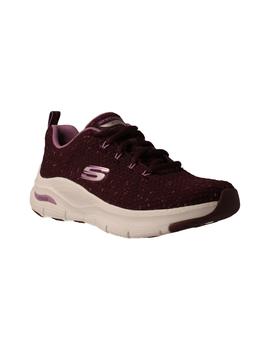 Deportivo mujer Skechers burdeos