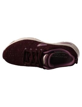 Deportivo mujer Skechers burdeos