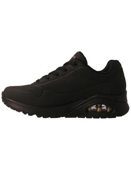 Deportivo mujer Skechers Uno Stand negro